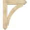 Ekena Millwork Thorton Arts and Crafts Rough Sawn Bracket w/ Offset Brace, Douglas Fir, 8"W x 34"D x 42"H BKT0806X34X42THR03RDF - alternate 3